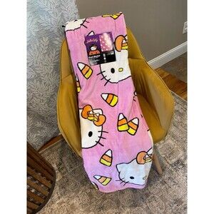 Hello Kitty PINK Plush Throw Blanket